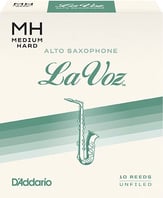 LaVoz Alto Saxophone Reeds Hard Box of 10 Reeds